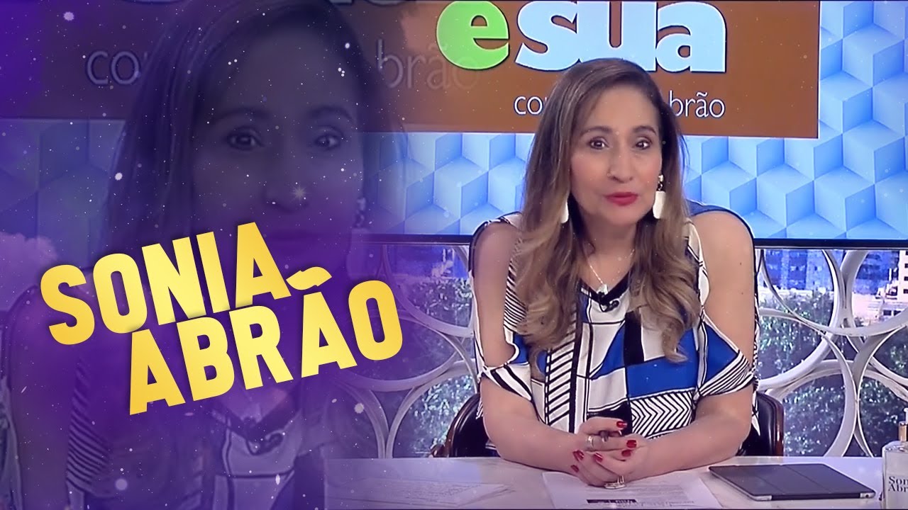 Capa: Apresentadora Sonia Abrão divulga canal de Rodrigo Tudor