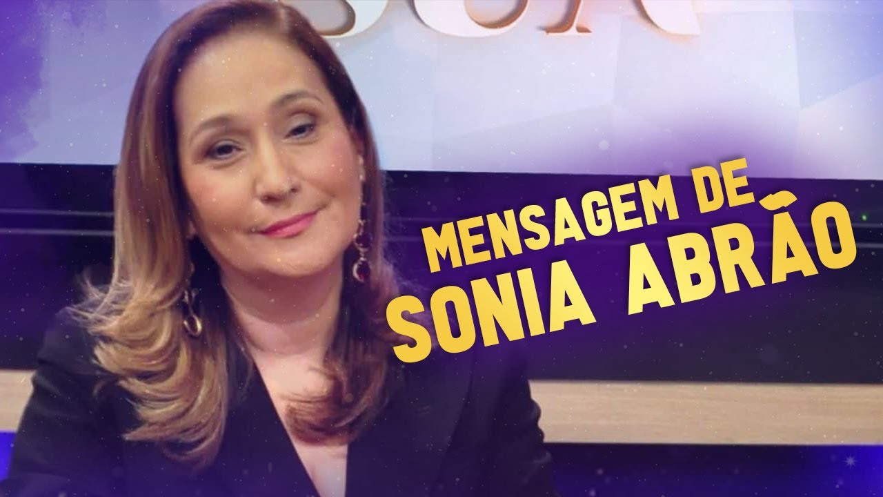 Capa: Apresentadora Sonia Abrão relembra previsão de Rodrigo Tudor